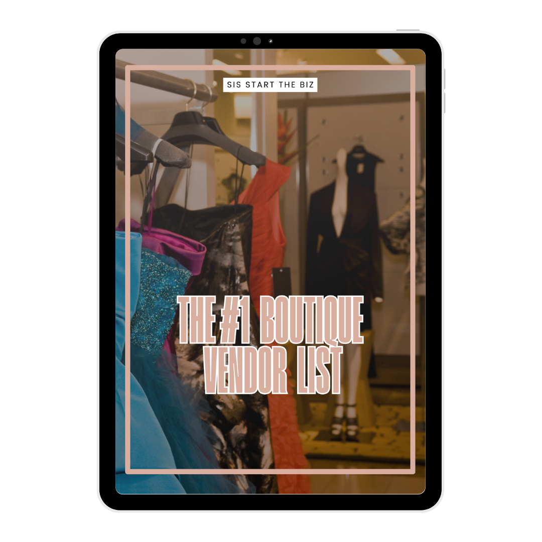 #1 Boutique Vendor List