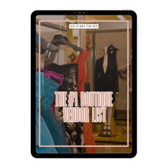 #1 Boutique Vendor List