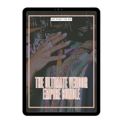 THE ULTIMATE VENDOR LIST EMPIRE BUNDLE: HAIR + MAKEUP + ACCESSORIES + CLOTHING + PACKAGING