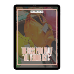 THE BOSS PLUG VENDOR VAULT | ALL VENDOR LISTS IN 1 BUNDLE