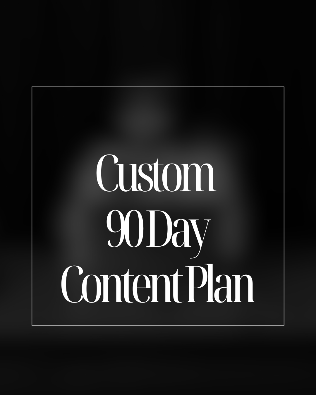 Custom 90-Day Content Plan | Personalized Social Media Strategy for Business Growth