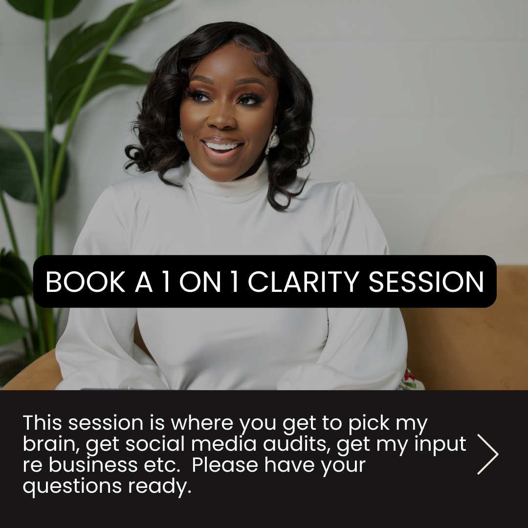 1 ON 1 CLARITY SESSION