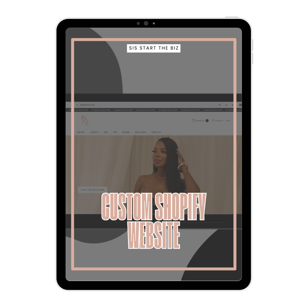 SHOPIFY CUSTOM WEBSITE
